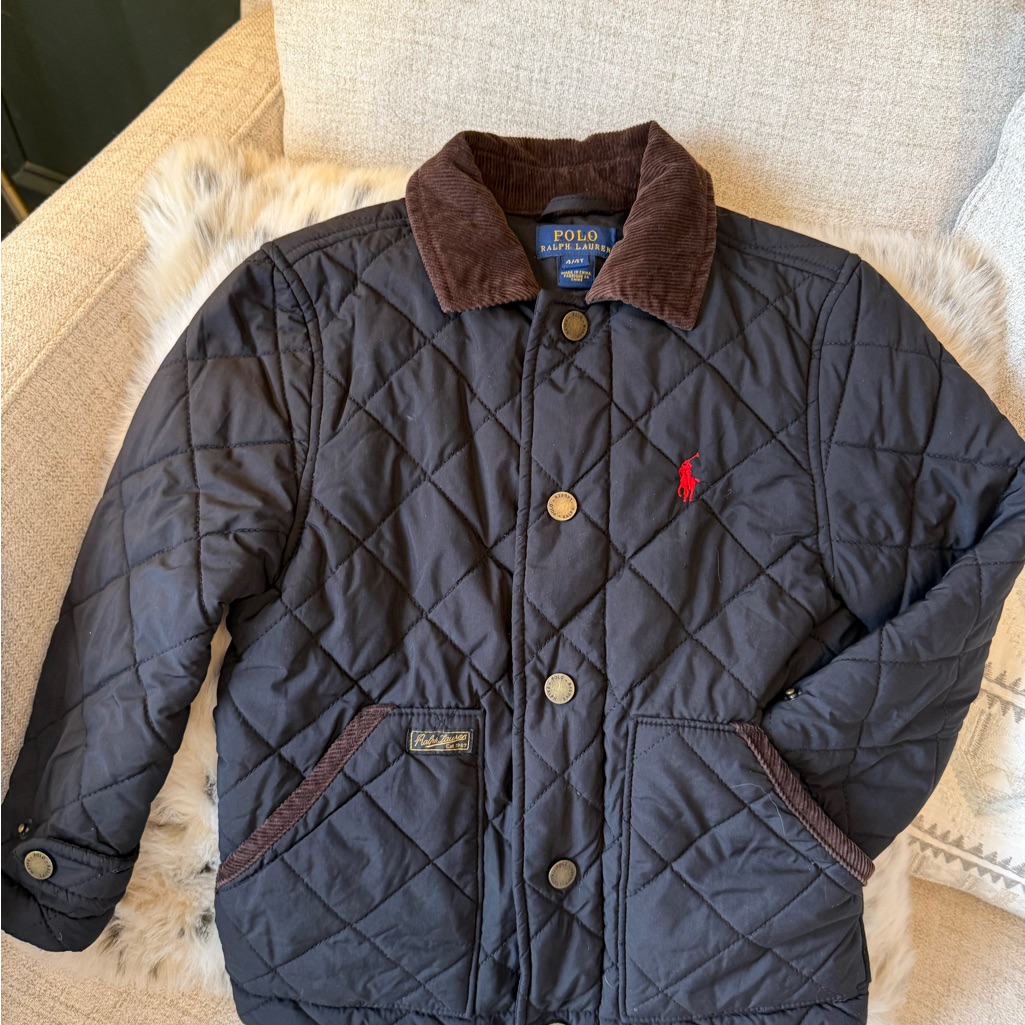 Polo By Ralph Lauren Kids Quilted Jacket - Black And Brown